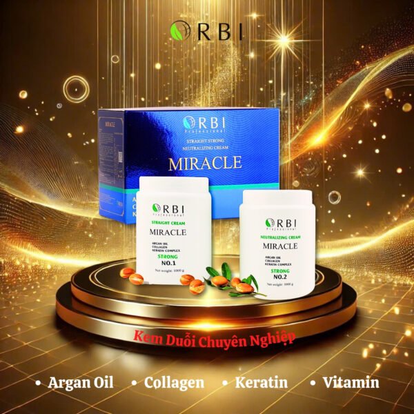 Bộ Duỗi Tóc Straight Cream Miracle