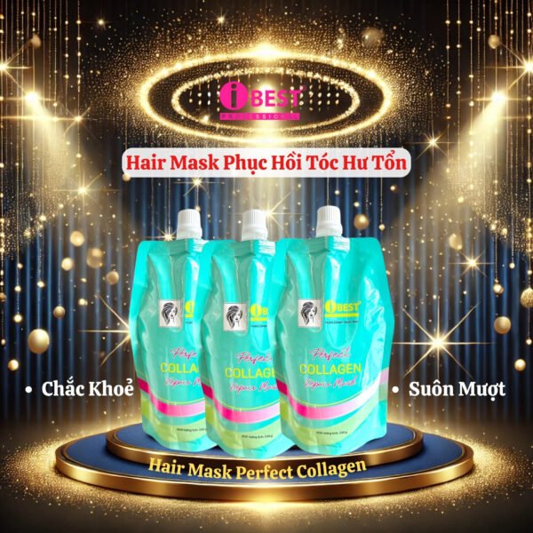 Hấp Siêu Phục Hồi Perfect (Túi Xanh Ngọc) - Perfect Collagen Repair Mask