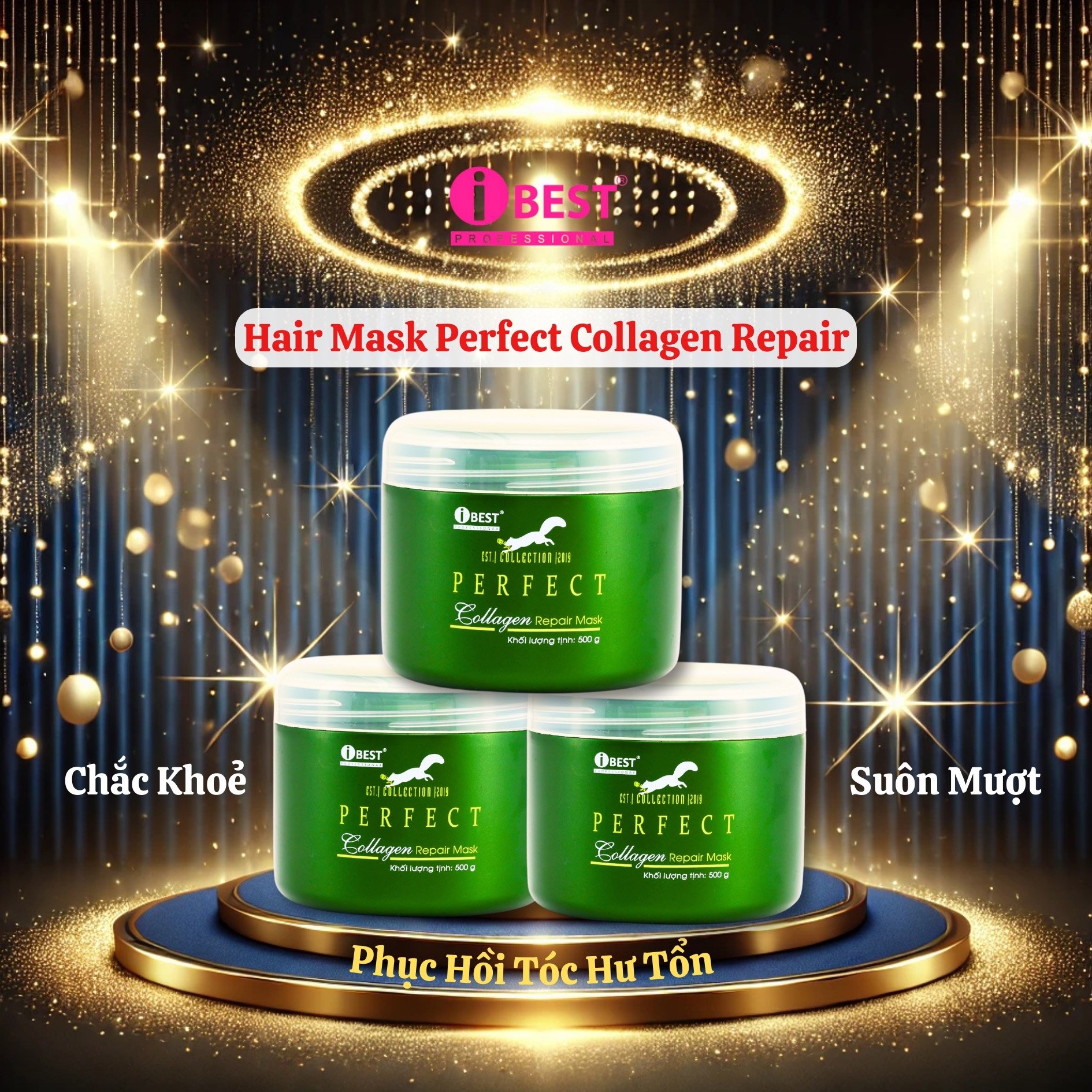 Hấp dầu Collagen tơ tằm NEW - hủ 500g
