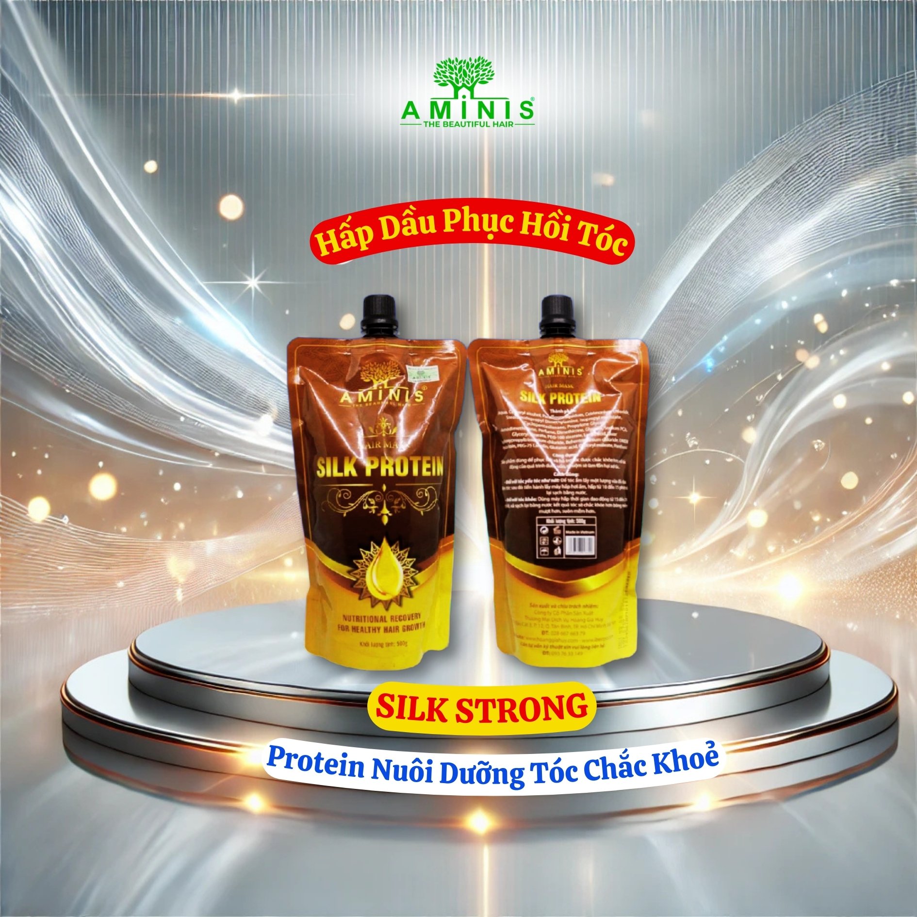 Hấp Dầu Silk Protein - túi 500ml