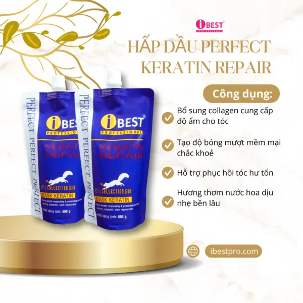 Hấp Dầu Cao Cấp Keratin Repair