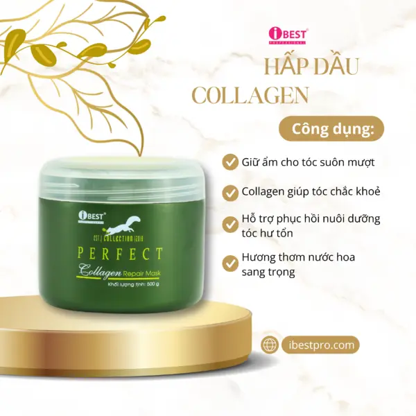 Hấp dầu Collagen tơ tằm NEW - hủ 500g