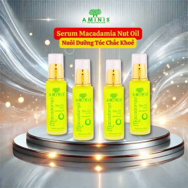 Tinh Dầu Xịt Tóc Macadamia Chống Chẻ Ngọn Aminis