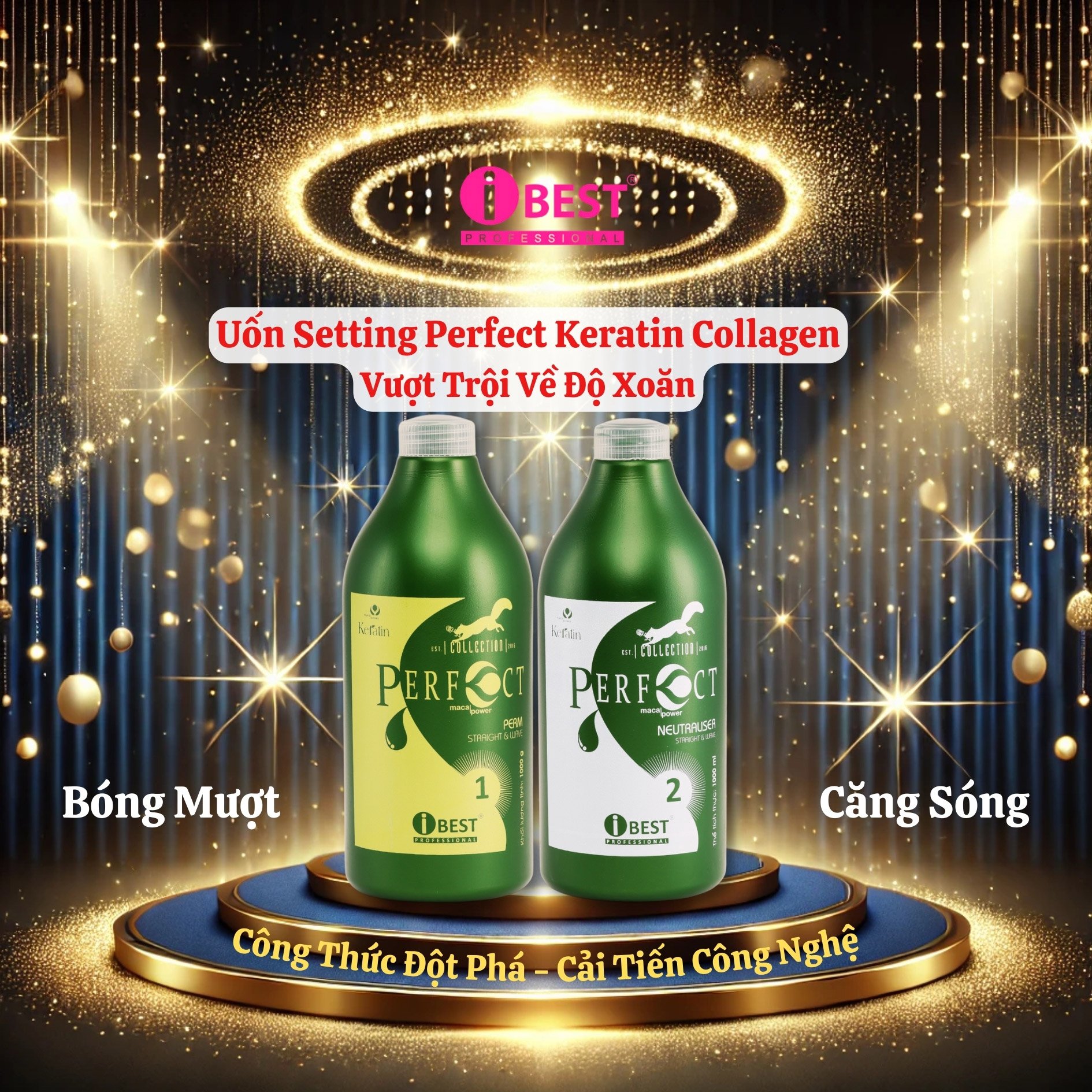 Uốn Setting Keratin - Collagen