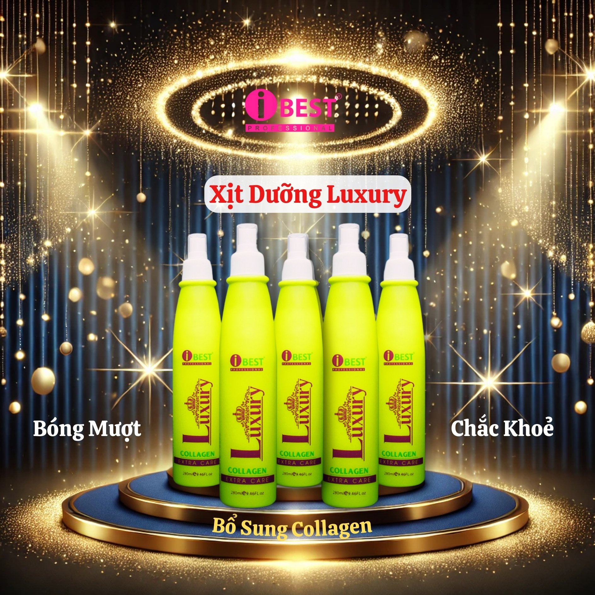 Xịt dưỡng Tóc Collagen Luxury