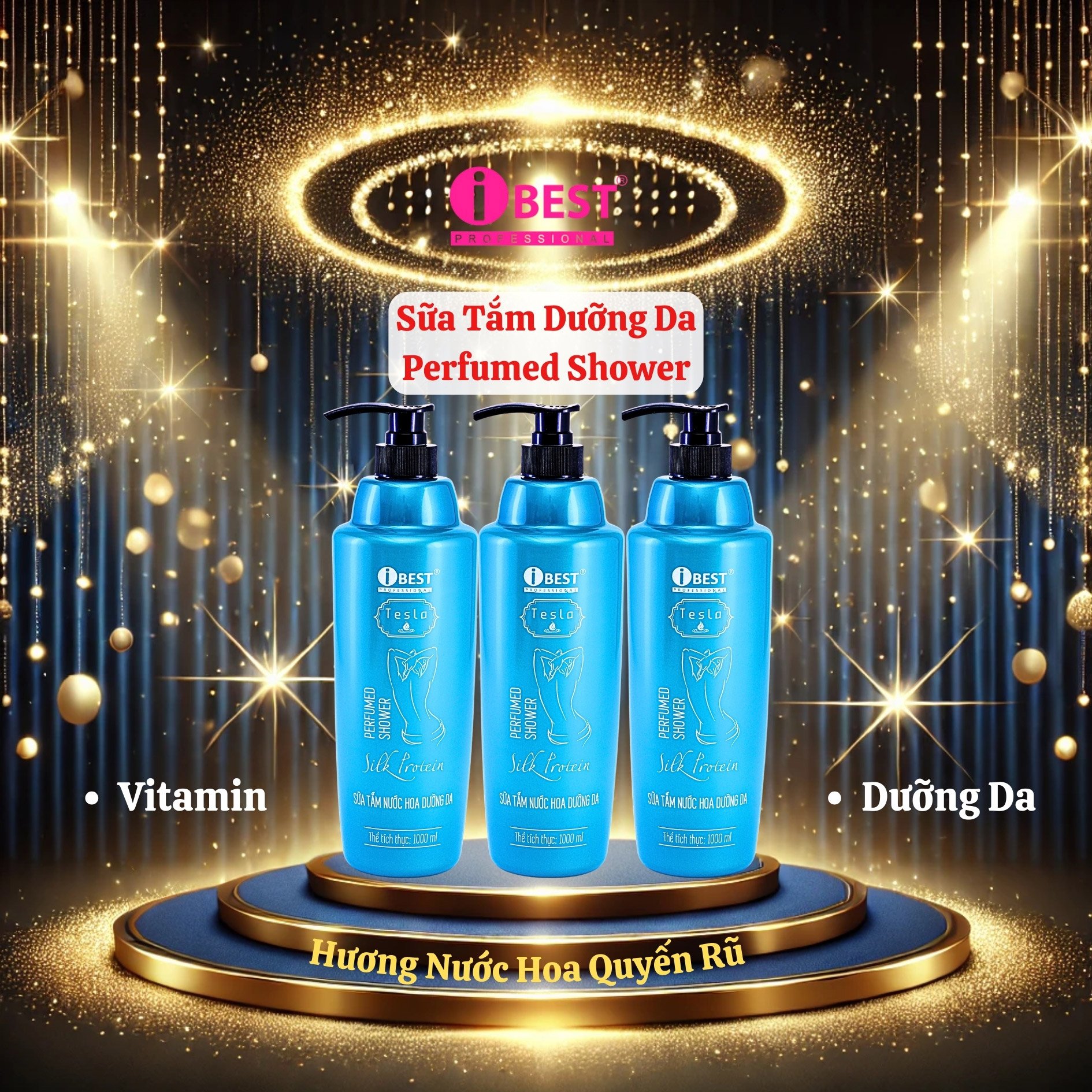 Sữa Tắm Tesla Silk Strong Nước Hoa Thơm Lâu